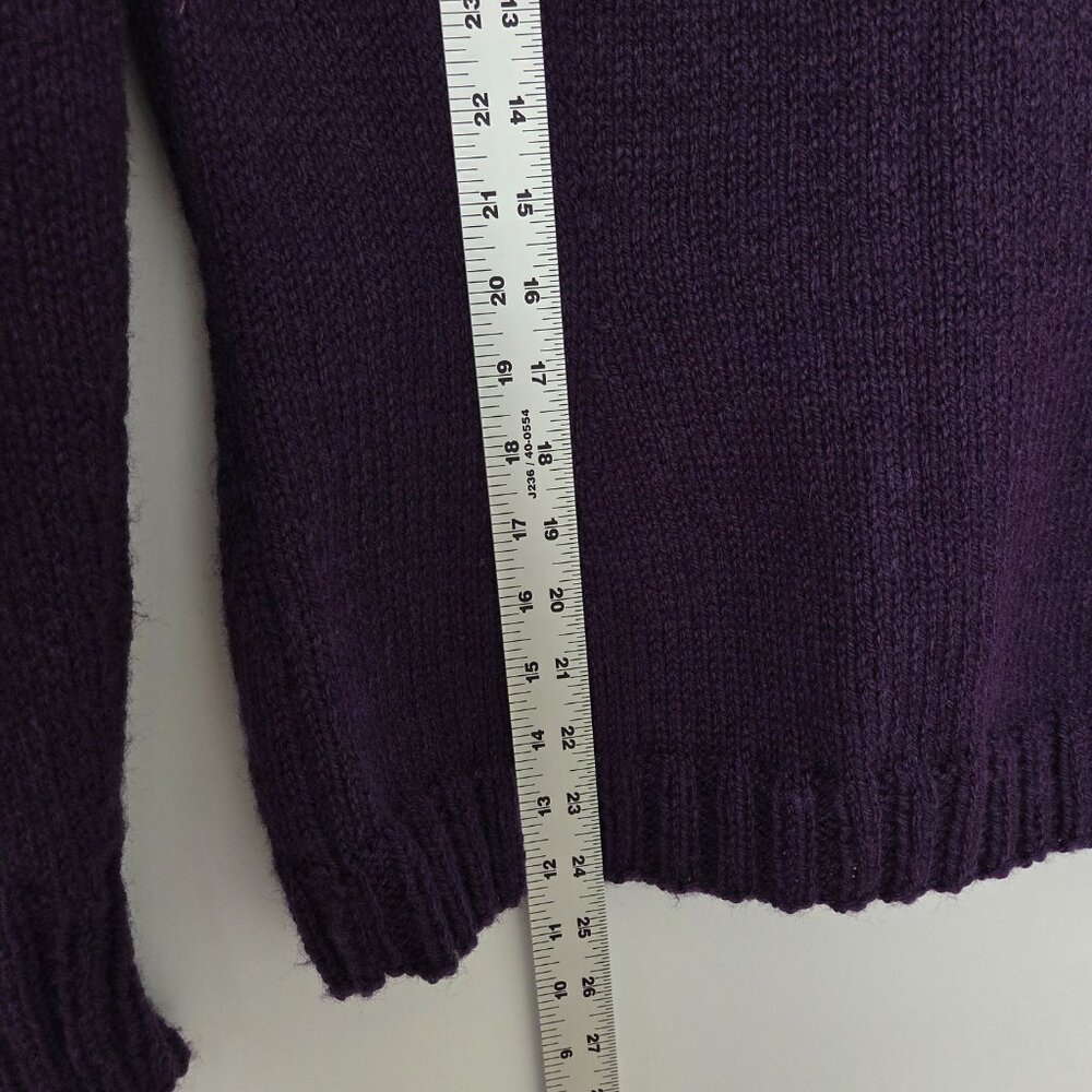 VTG Hand-Knit Style Bobble Sweater Chunky Artisanal Cottage Core Women M - Picture 6 of 6